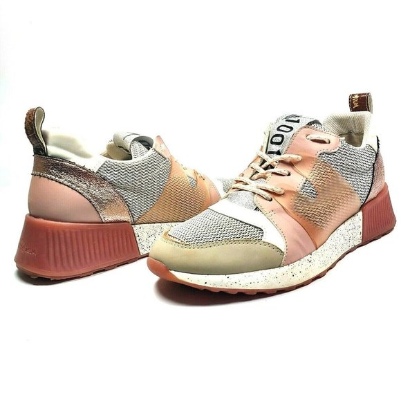 Sam Edelman Darsie Jogger Womens 9.5M Low Top Platform Chunky Sneakers Rose - Picture 5 of 11